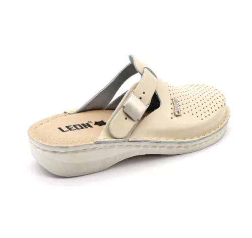 Leon Comforstep V260 bézs női bőr klumpa 36-42 