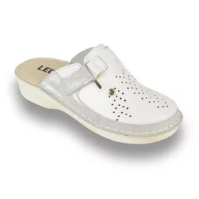  Leon Comfortstep V261 fehér női bőr papucs 36-42 (munkavédelmi)