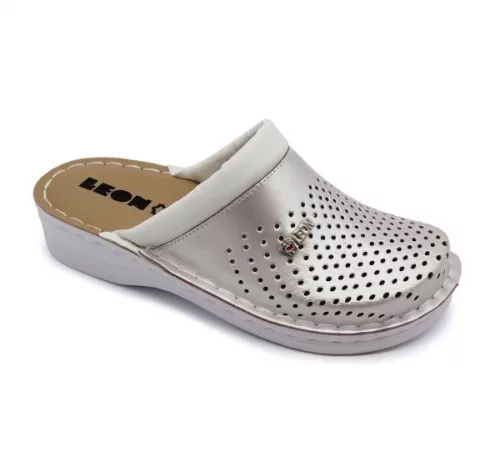 Leon Comfortstep V262 perla női bőr papucs 36-41