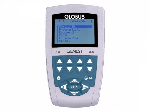 Globus Genesy 300 Pro TENS/EMS/MCR készülék 4 csatornás 24 hónap garancia