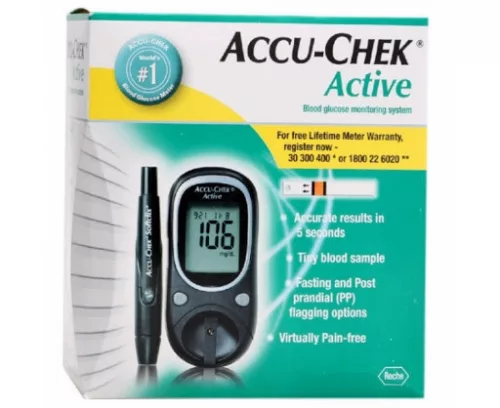 Roche ACCU CHEK ACTIVE KIT VÉRCUKORMÉRŐ szett 
