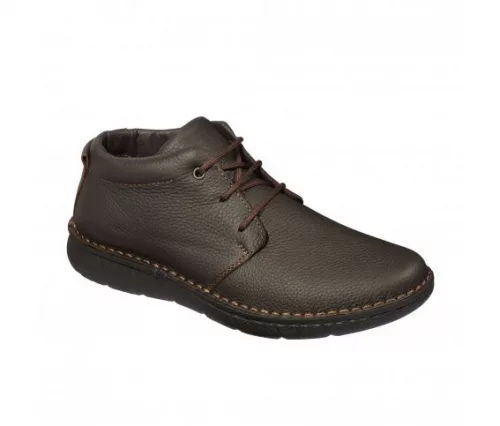 0Ft szállítás!   SCHOLL JAMIE ANKLE BOOT SÖTÉTBARNA férfi bőr cipő 43