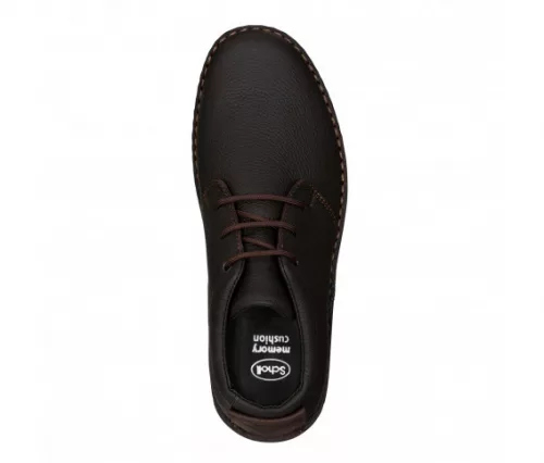 0Ft szállítás!   SCHOLL JAMIE ANKLE BOOT SÖTÉTBARNA férfi bőr cipő 43