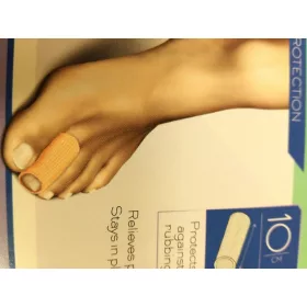   ZSELÉS LÁBUJJVÉDŐ CSŐ TEXTIL BEVONATTAL 10 cm, méretre vágható