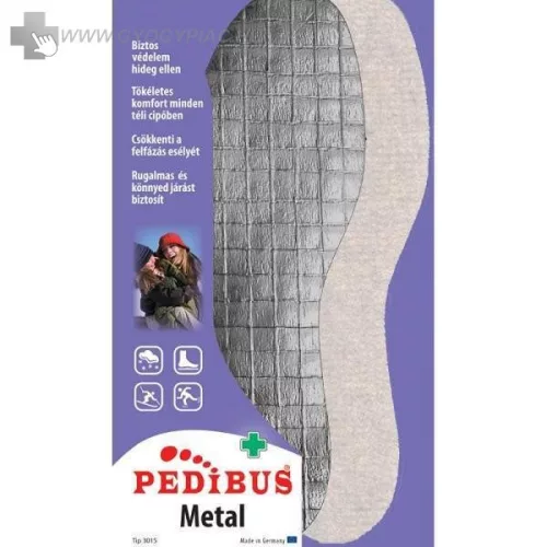 Metal melegítő talpbetét