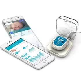   Snuza Pico2 hordozható Mobil babafigyelő (légzésfigyelő) Bluetooth kapcsolattal, a hőmérsékletet is méri