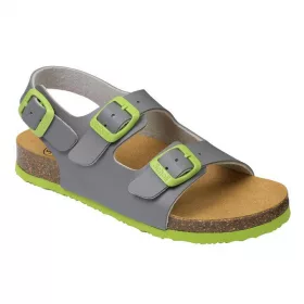   Scholl Kid Air Bag B/S szürke zöld gyermek szandál BIOPRINT 28, 29, 31-33