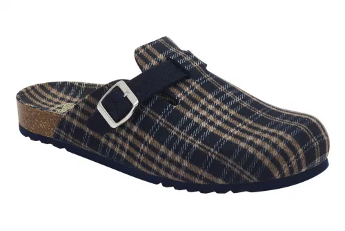 0Ft szállítás! Scholl AMIATA MAN sötétkék férfi papucs 40