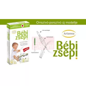   Arianna Orrszívó porszívó - bébizsepi, tisztítókefével,  két fejjel