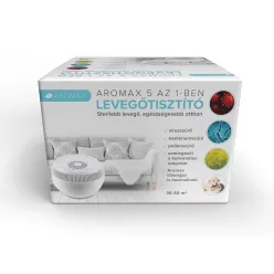   AROMAX 5:1 LEVEGŐTISZTÍTÓ 35-50 M2 (kicsi) vírusszűrő, baktériumszűrő, pollenszűrő, szagsemlegesítő