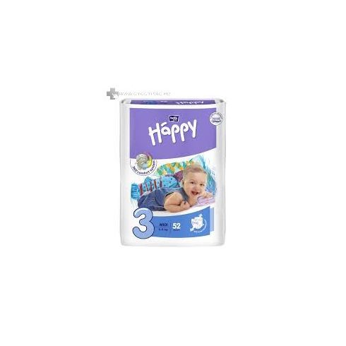 BELLA BABY HAPPY MIDI BIG PACK 5-9 KG 72 db/cs