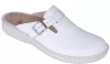 !Választható ajándékkal 6+6 hó garanciával! Berkemann Max férfi fehér utcai bőr papucs 40-46