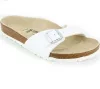Birkenstock Madrid fehér papucs a helyes testtartásért  43, 44 kifutó (keskeny)