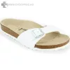 Birkenstock Madrid fehér papucs a helyes testtartásért  43, 44 kifutó (keskeny)