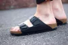 Birkenstock Arizona papucs lábujjvédő fekete normál változat 36-45