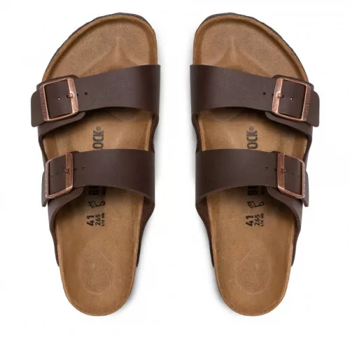 Birkenstock Arizona papucs lábujjvédő sötétbarna normál változat 37,41, 43-45