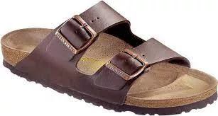 Birkenstock Arizona papucs lábujjvédő sötétbarna keskeny változat 39-45