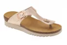 0Ft szállítás! Scholl Boa Vista up rózsaszín-arany bioprint női lábujjközi papucs - kényelmi modell 36-40
