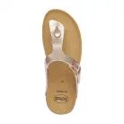 0Ft szállítás! Scholl Boa Vista up rózsaszín-arany bioprint női lábujjközi papucs - kényelmi modell 36-40