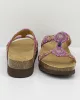0Ft szállítás! Scholl NEW BOGOTA WEDGE rózsaszín bioprint női papucs - kényelmi modell 36