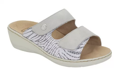 0Ft szállítás!  Scholl Carla gyöngyház szürke női papucs memory cushion talpbetéttel 36