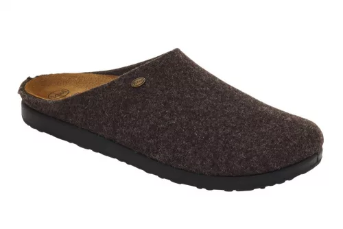 0Ft szállítás! Scholl ELIO SÖTÉTBARNA férfi papucs 39-41