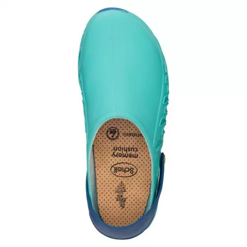 0Ft szállítás! Scholl Evoflex smaragd-sötétkék csúszásbiztos klumpa 35-46