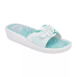 Scholl Standard New Massage tüskés papucs fehér aqua 35