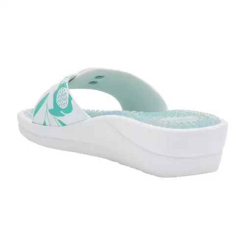 Scholl Standard New Massage tüskés papucs fehér aqua 35