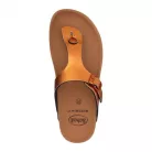 0Ft szállítás!  Scholl Greeny bioprint női lábujjközi papucs réz - kényelmi modell 35-37, 40