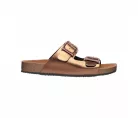 0Ft szállítás! SCHOLL GREENY Mule bronz bioprint női papucs - kényelmi modell 37, 38