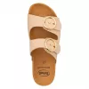 0Ft szállítás! Scholl Malibu 2 Straps bézs női papucs bioprint talppal 37