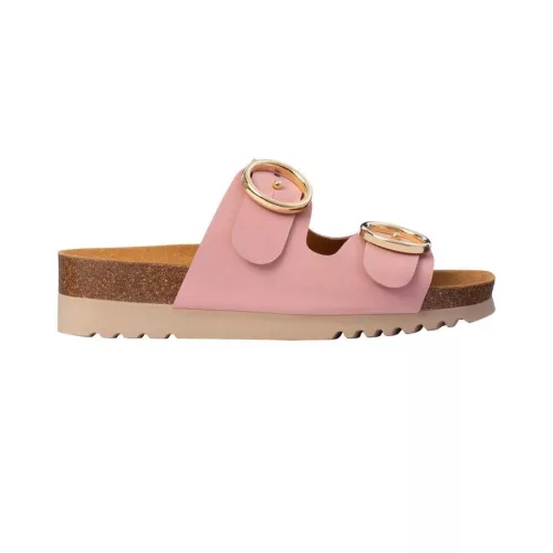 0Ft szállítás! Scholl Malibu 2 Straps női rózsaszín papucs bioprint talppal 37, 38, 40