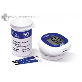   MÉRYkék 450 Vércukormérő készülék (készlet) hordtáskával 2 év garanciával