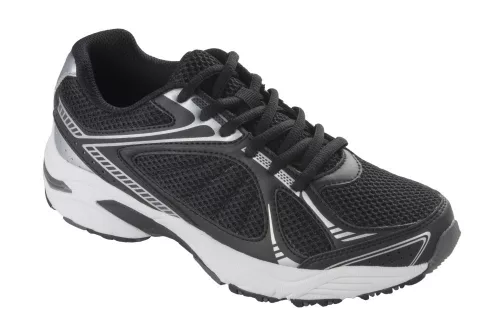 0Ft szállítás!  Scholl New Sprinter női, férfi sport cipő  Biomechanics talppal fekete ezüst 37-43