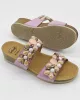 0Ft szállítás! SCHOLL PALAU 2 STRAPS PINK|MULTI női papucs Bioprint talppal 35, 37-39