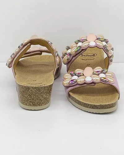 0Ft szállítás! SCHOLL PALAU 2 STRAPS PINK|MULTI női papucs Bioprint talppal 35, 37-39