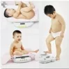 2 funkciós elektronikus csecsemőmérleg, panda babamérleg