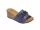 0Ft szállítás! SCHOLL RAVELLO HIGH WEDGE sötétkék női papucs Memory Cushion talppal 36, 37