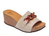 0Ft szállítás! SCHOLL RAVELLO HIGH WEDGE TAUPE női papucs Memory Cushion talppal 38, 40