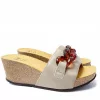 0Ft szállítás! SCHOLL RAVELLO HIGH WEDGE TAUPE női papucs Memory Cushion talppal 38, 40