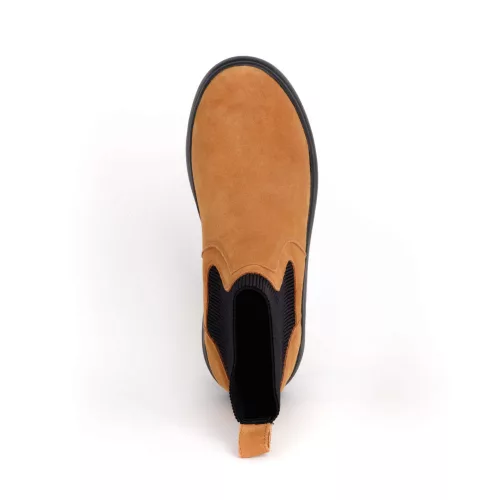 0Ft szállítás! SCHOLL ASPEN ELASTIC női csizma konyak Memory Cushion talppal 35-42