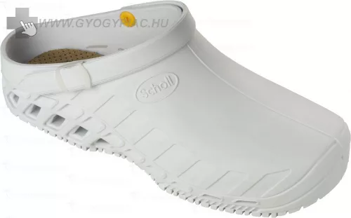 0Ft szállítás!   Scholl Clog EVO fehér papucs ütéscsillapító Memory Cushion talppal 35-47
