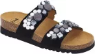 0Ft szállítás! Scholl SCHOLL SINTRA 2 STRAPS FEKETE papucs bioprint talppal- kényelmi modell 35-37, 39