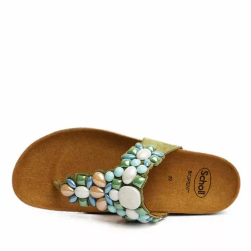 0Ft szállítás! Scholl SINTRA FLIP-FLOP SZÜRKE|MULTI lábujjközi  papucs bioprint talppal- kényelmi modell 35-37, 39, 41