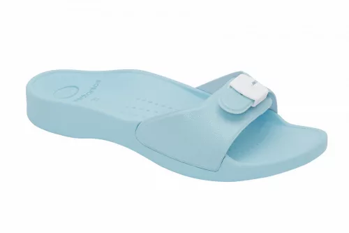 Scholl Sun világoskék női strandpapucs  Biomechanics talppal 36-41
