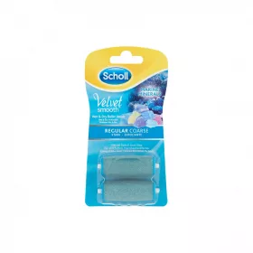   Scholl VELVET SMOOTH Utántöltő henger normál érdességű forgófejek tengeri ásványokkal (2db)
