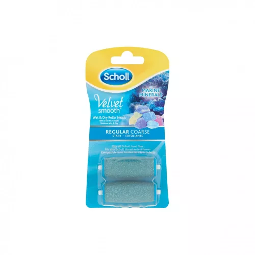 Scholl VELVET SMOOTH Utántöltő henger normál érdességű forgófejek tengeri ásványokkal (2db)