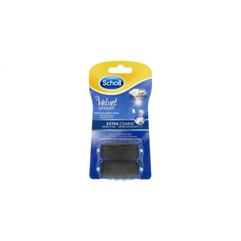 Scholl VELVET SMOOTH Utántöltő henger Extra érdes forgófejek gyémántkristályokkal.(2db)