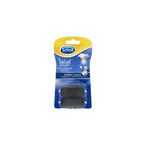 Scholl VELVET SMOOTH Utántöltő henger Extra érdes forgófejek gyémántkristályokkal.(2db)